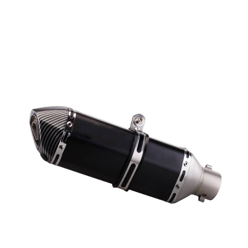 LDUTIU 51MM Universal Motorrad Auspuffrohr Schalldämpfer Moto 300/370/470MM Für PCX125 Für Z400 Für R1 Für R3 Für ADV350 Auspuffrohr(370MM) von LDUTIU