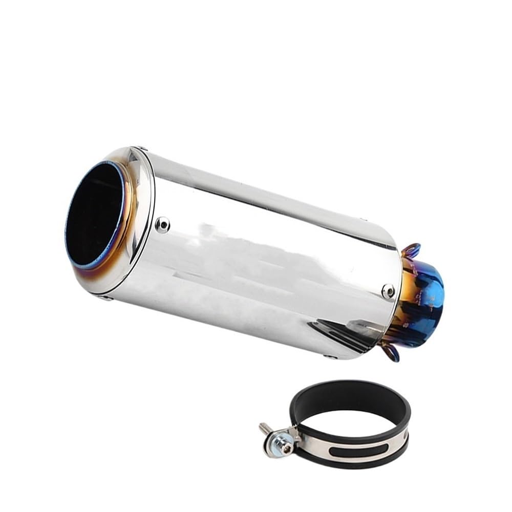 LDUTIU 51mm 60mm Motocross Motorrad Schalldämpfer Auspuffrohr Für FZ6 Für MT07 Für MT09 Für MT10 Für Tmax 530 Für Tmax 500 Auspuffrohr(Type-C 60MM) von LDUTIU