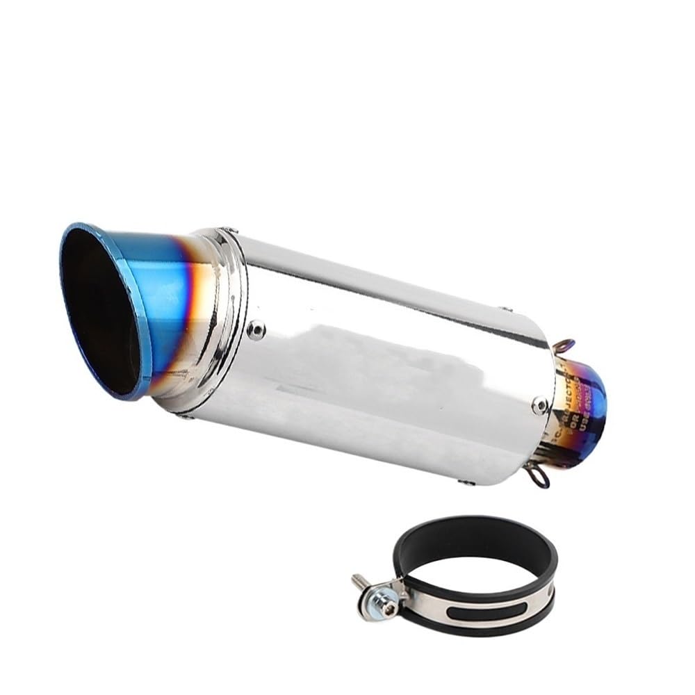 LDUTIU 51mm 60mm Motocross Motorrad Schalldämpfer Auspuffrohr Für FZ6 Für MT07 Für MT09 Für MT10 Für Tmax 530 Für Tmax 500 Auspuffrohr(Type-D 60MM) von LDUTIU