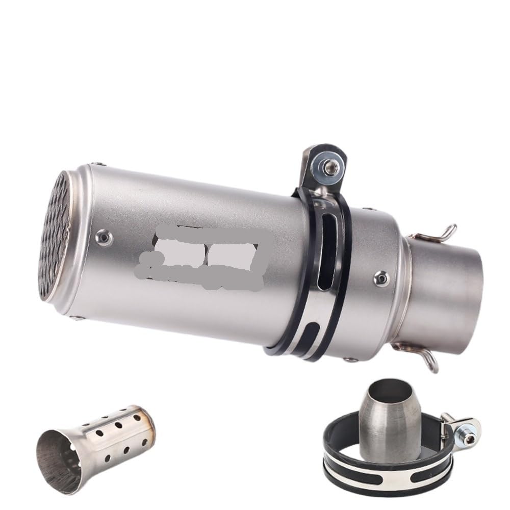 LDUTIU 51mm 60mm Universal Motorrad Auspuff Schalldämpfer Für Z800 900 Für Z1000 Für Cbr600 Für S1000RR Für MT07 Für MT09 Auspuffrohr(B7 60MM) von LDUTIU