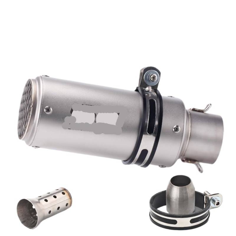 LDUTIU 51mm 60mm Universal Motorrad Auspuff Schalldämpfer Für Z800 900 Für Z1000 Für Cbr600 Für S1000RR Für MT07 Für MT09 Auspuffrohr(B7 60MM) von LDUTIU