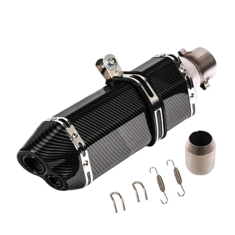 LDUTIU 51mm Moto Tube Motorrad Auspuff Schalldämpfer Motorrad Auspuffrohr Auspuffrohr(Color-E) von LDUTIU