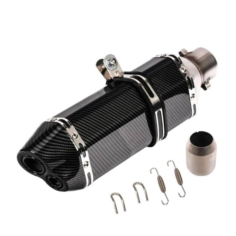LDUTIU 51mm Moto Tube Motorrad Auspuff Schalldämpfer Motorrad Auspuffrohr Auspuffrohr(Color-E) von LDUTIU