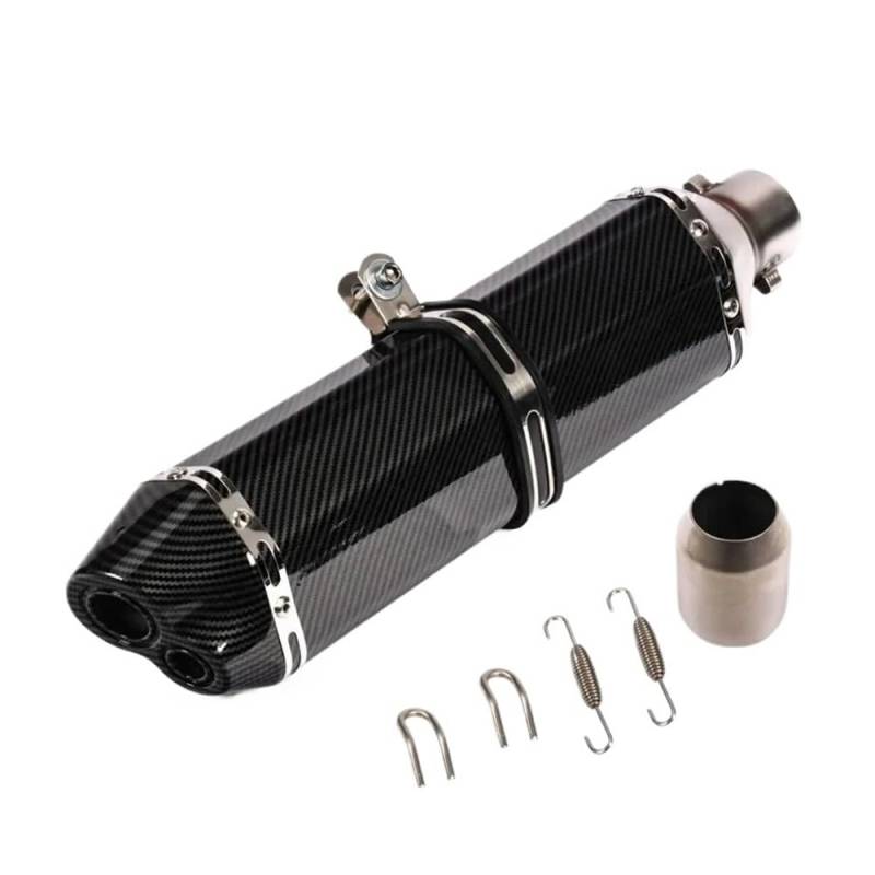 LDUTIU 51mm Moto Tube Motorrad Auspuff Schalldämpfer Motorrad Auspuffrohr Auspuffrohr(Color-F) von LDUTIU