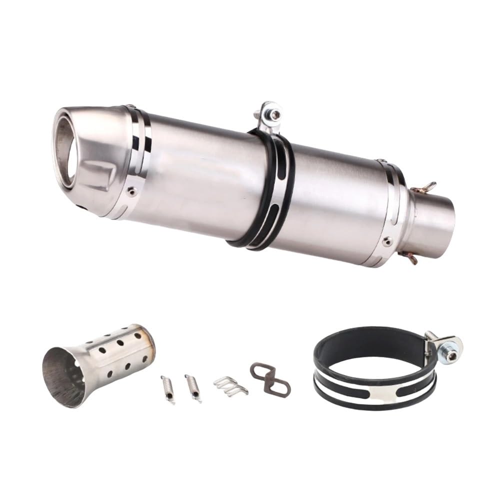 LDUTIU 51mm Motorrad Auspuff Rohre Schalldämpfer Auspuff Für Z900 Für Z1000 Für GSR600 Für FZ6N Für R1 Für R3 Für R6 Für MT07 Auspuffrohr(Color3) von LDUTIU