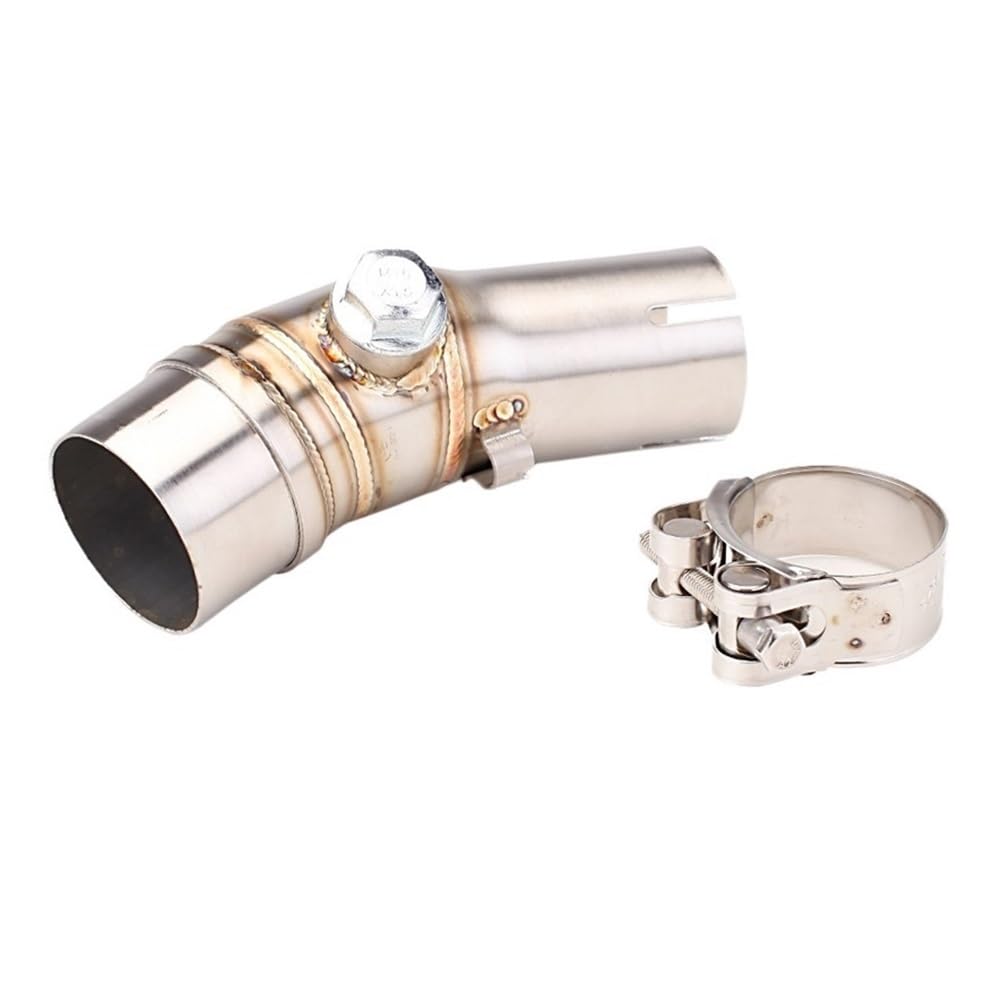 LDUTIU 51mm Motorrad Auspuffrohr Schalldämpfer Verbindungsrohr Vorne Link Rohr Moto Mid Rohr Zubehör Für ER6N Für ER-6N Auspuffrohr LDUTIU 51mm Motorrad Auspuffrohr Schalldämpfer Verbindungsrohr Vorne Link Rohr Moto Mid Rohr Zubehör Für ER6N Für ER-6N Auspuffrohr von LDUTIU