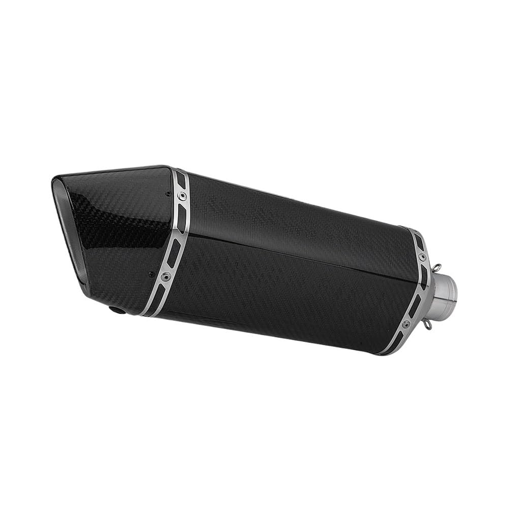 LDUTIU 51mm Universal Motorrad Auspuff Ändern Schalldämpfer Rohr Für MT09 Für Z1000 Für Cbr600rr Für Ninja650 Für GSXR750 Für CB1000 Auspuffrohr(Color-04) von LDUTIU