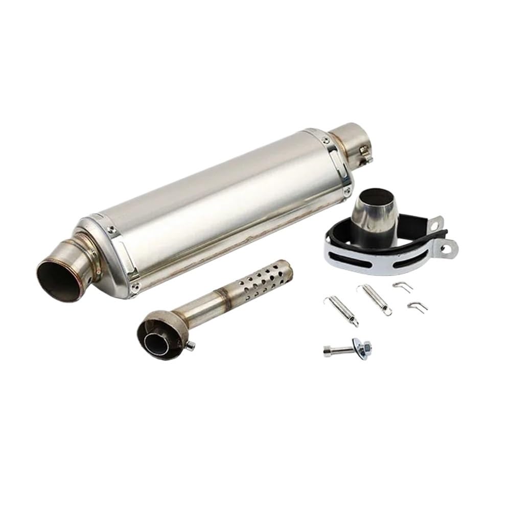 LDUTIU 51mm Universal Motorrad Auspuff Schalldämpfer 310 370 440mm Rohr 100cc-1000cc ATV Roller Für FZ6 Für PCX125 Auspuffrohr(Color A3) von LDUTIU