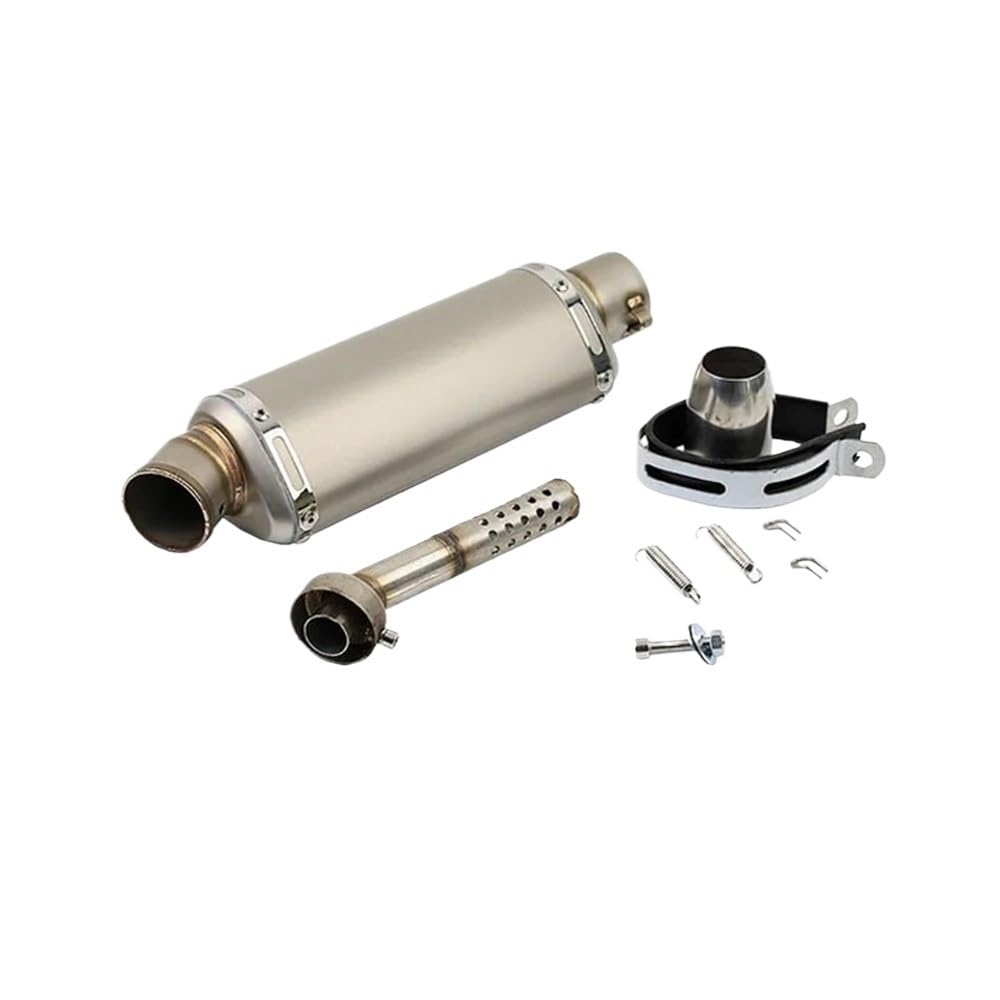 LDUTIU 51mm Universal Motorrad Auspuff Schalldämpfer 310 370 440mm Rohr 100cc-1000cc ATV Roller Für FZ6 Für PCX125 Auspuffrohr(Color C2) von LDUTIU