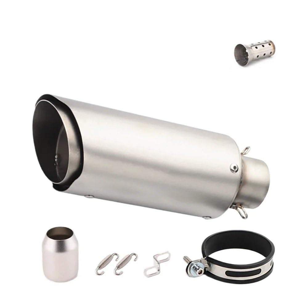 LDUTIU 51mm Universal Motorrad Auspuff Schalldämpfer Für Z900 Für MT07 Für MT09 Für R1 Für Z400 Für Z650 Für Cbr600 Auspuffrohr(Color3) von LDUTIU