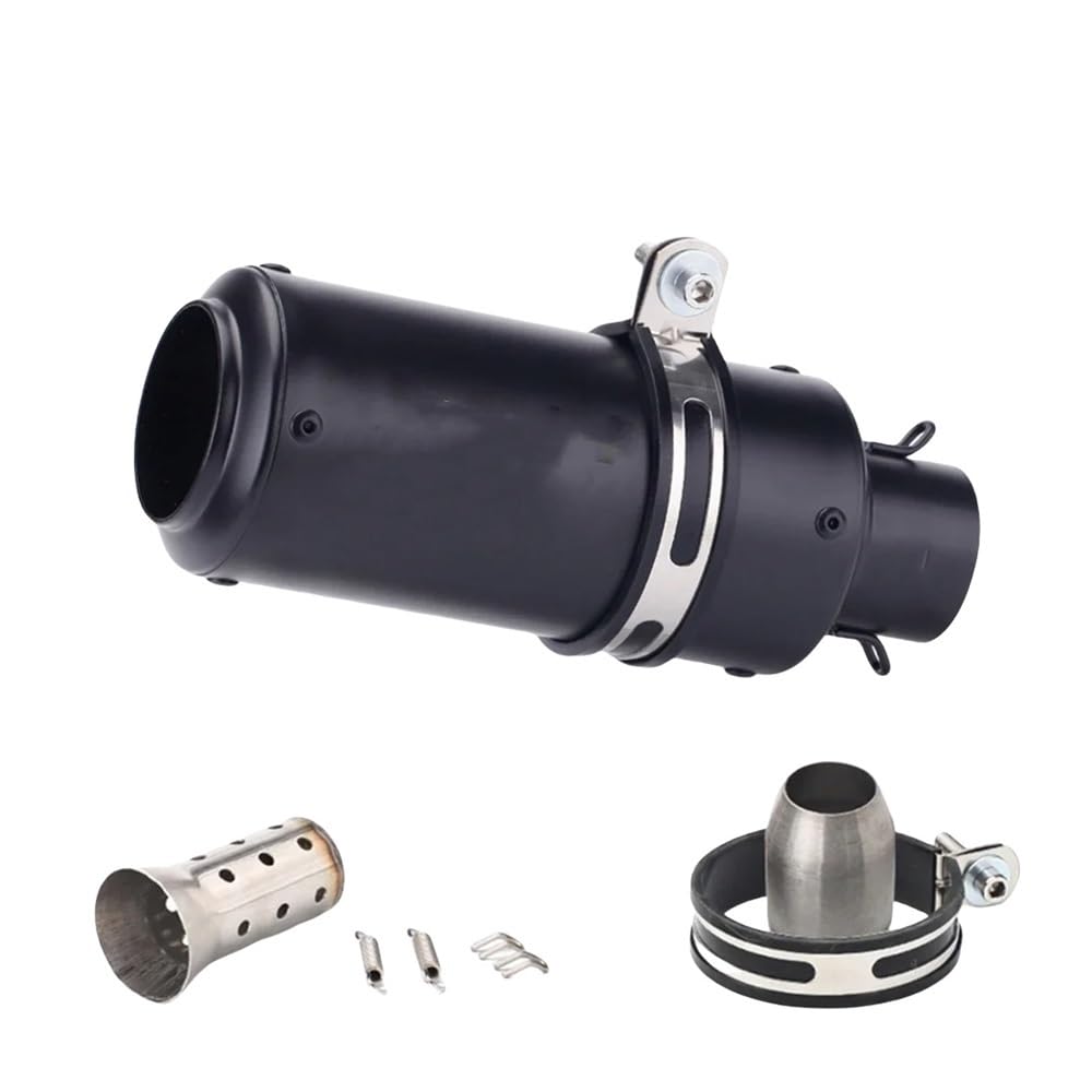 LDUTIU 51mm Universal Motorrad Auspuff Schalldämpfer Rohr Für Z800 Für Z900 Für R3 Für R25 Für Cbr600 Für S1000RR Für MT07 Für MT09 Auspuffrohr(Color-01) von LDUTIU
