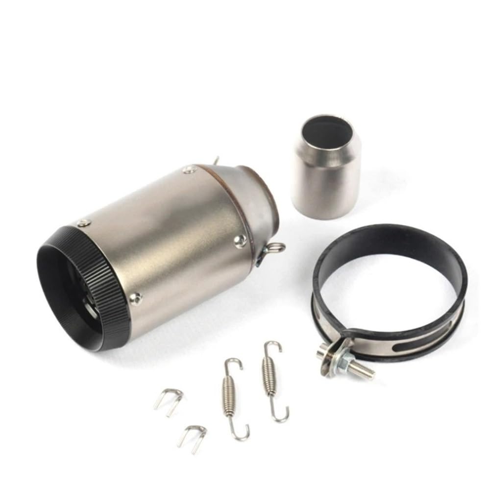 LDUTIU 51mm Universal Slip On Motorrad GP Auspuff Schalldämpfer Für Z900 Für FZ6 Für S1000XR Auspuffrohr(Color A) von LDUTIU