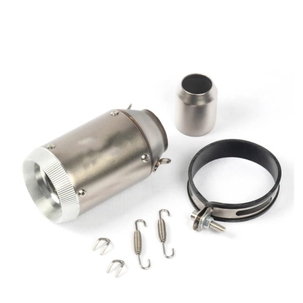 LDUTIU 51mm Universal Slip On Motorrad GP Auspuff Schalldämpfer Für Z900 Für FZ6 Für S1000XR Auspuffrohr(Color B) von LDUTIU