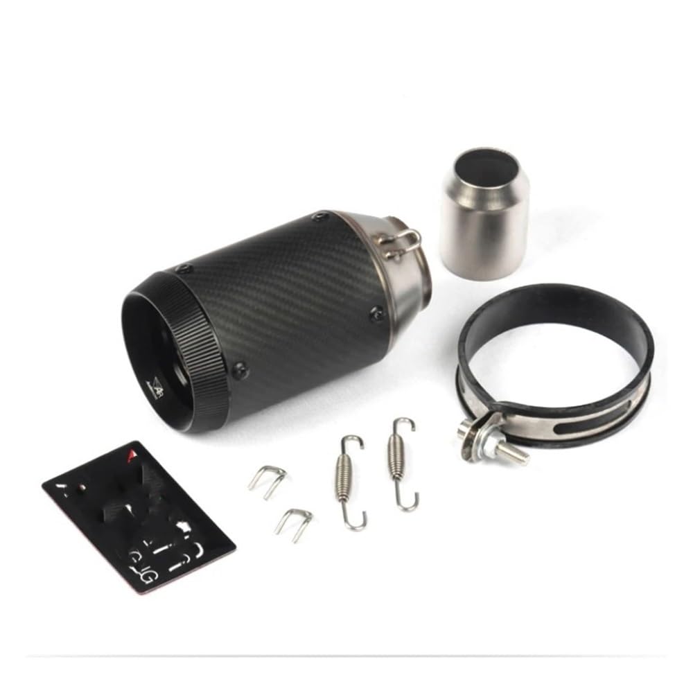 LDUTIU 51mm Universal Slip On Motorrad GP Auspuff Schalldämpfer Für Z900 Für FZ6 Für S1000XR Auspuffrohr(Color E) von LDUTIU