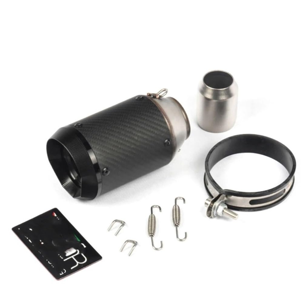 LDUTIU 51mm Universal Slip On Motorrad GP Auspuff Schalldämpfer Für Z900 Für FZ6 Für S1000XR Auspuffrohr(Color F) von LDUTIU