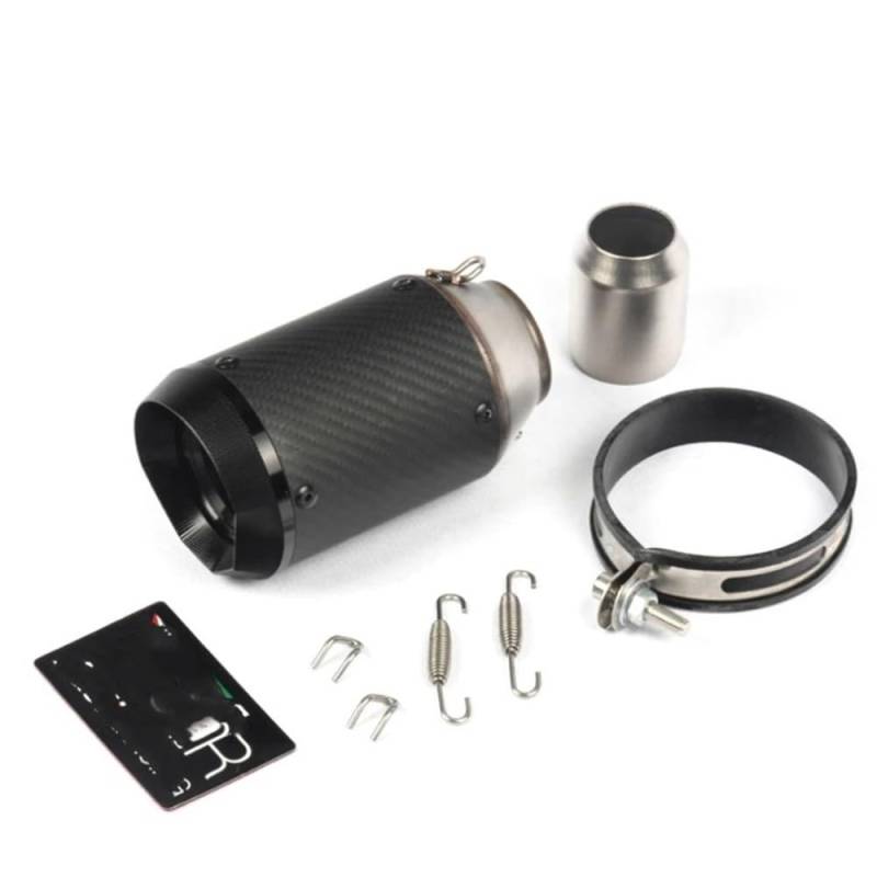 LDUTIU 51mm Universal Slip On Motorrad GP Auspuff Schalldämpfer Für Z900 Für FZ6 Für S1000XR Auspuffrohr(Color F) von LDUTIU