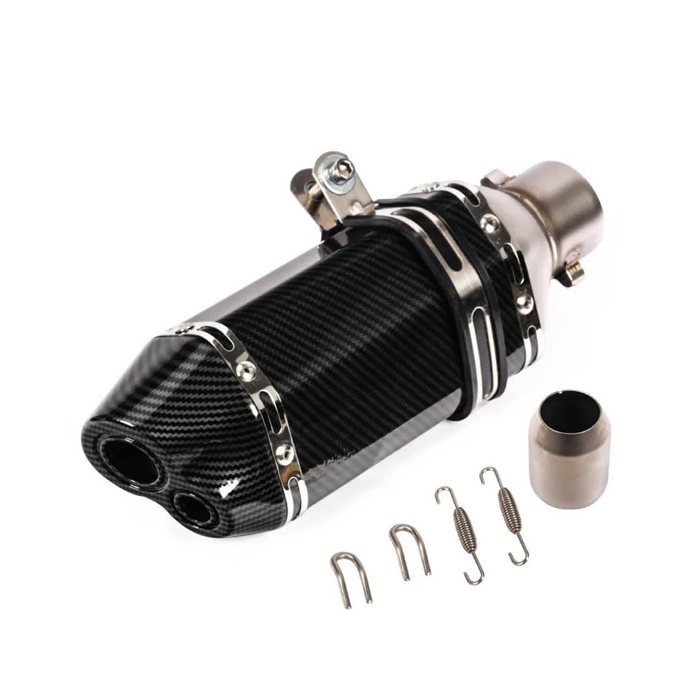 LDUTIU 51mm Universal Zubehör Motorrad Auspuffrohr Geändert Schalldämpfer Rohr Moto Für XJ6 Für MT07 09 03 Auspuffrohr(Color-D) von LDUTIU