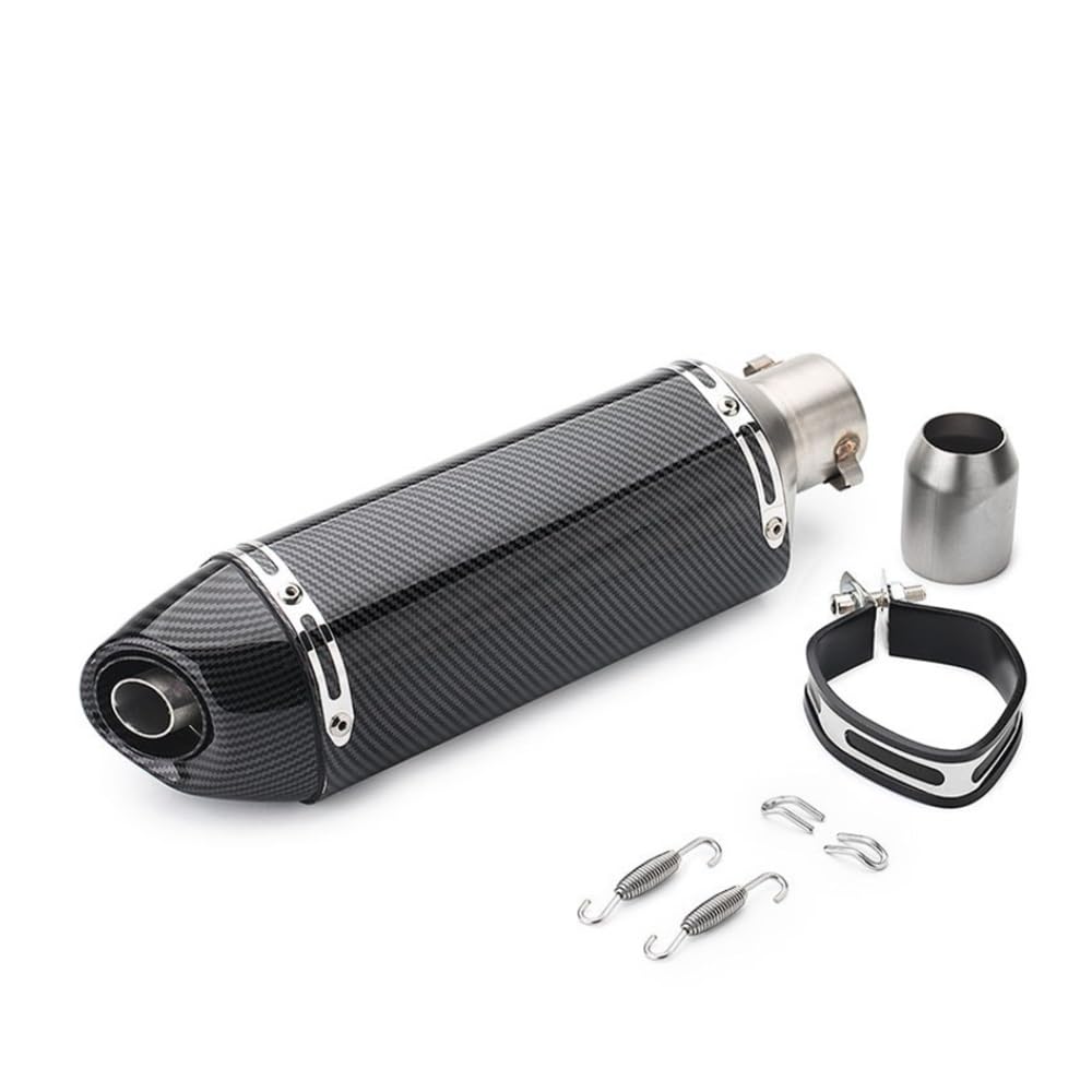 LDUTIU 51mm Universal Zubehör Motorrad Auspuffrohr Modifizierte Schalldämpfer Rohr Moto Für MT07 09 03 Auspuffrohr(Color-B) von LDUTIU