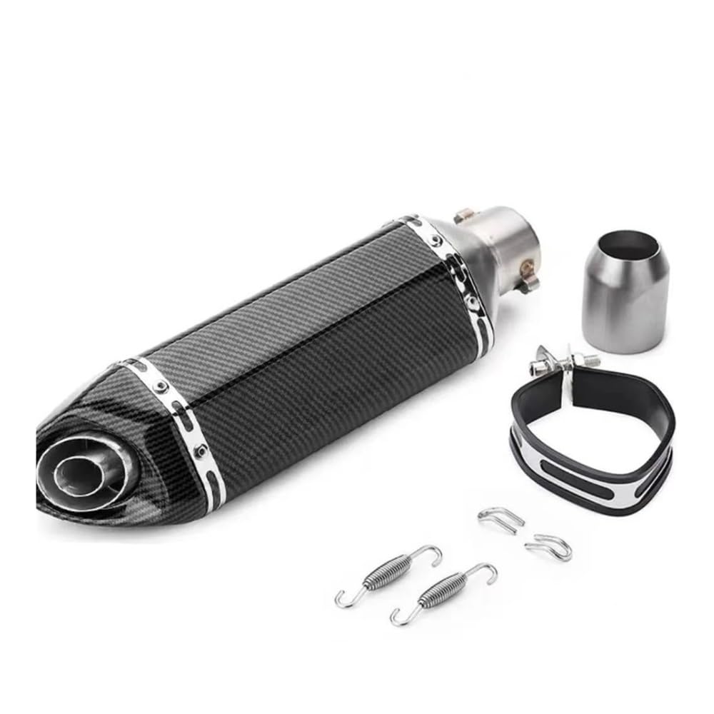 LDUTIU Auspuffrohr Motorrad Schalldämpfer Motorrad Auspuffrohr Universal Auspuffrohr(Color A) von LDUTIU