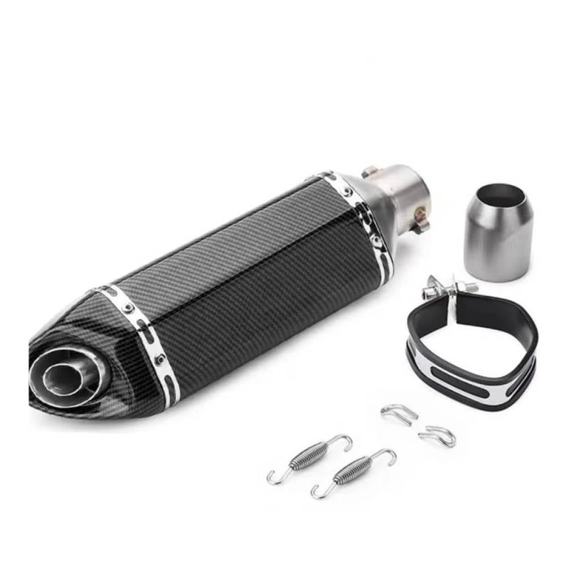 LDUTIU Auspuffrohr Motorrad Schalldämpfer Motorrad Auspuffrohr Universal Auspuffrohr(Color A) von LDUTIU