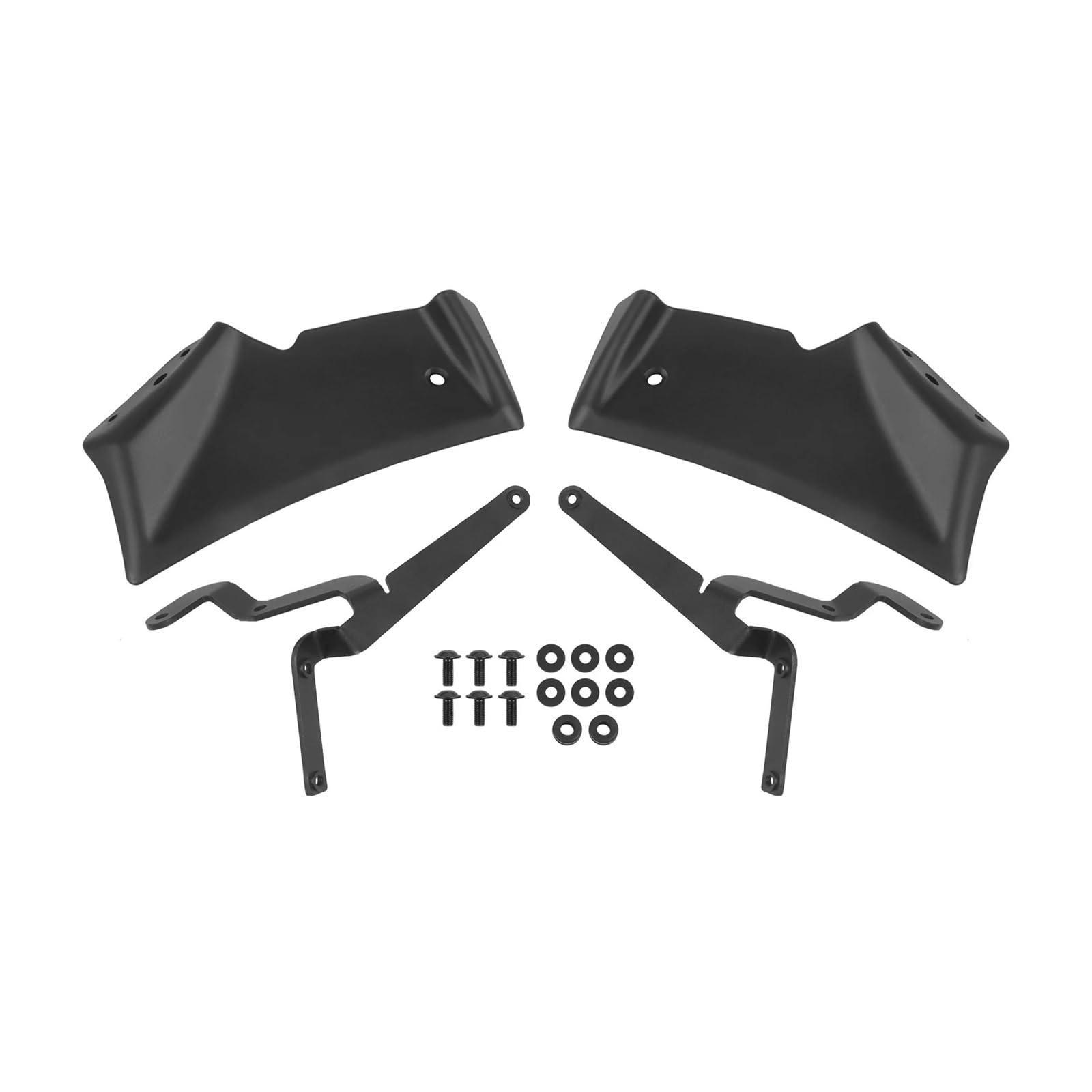 LDUTIU Frontspoiler Frontal Downforce Spoiler Kegel Winglet Flügel Deflektor Für MT-10 Für MT 10 SP 2022-2024(Black) von LDUTIU