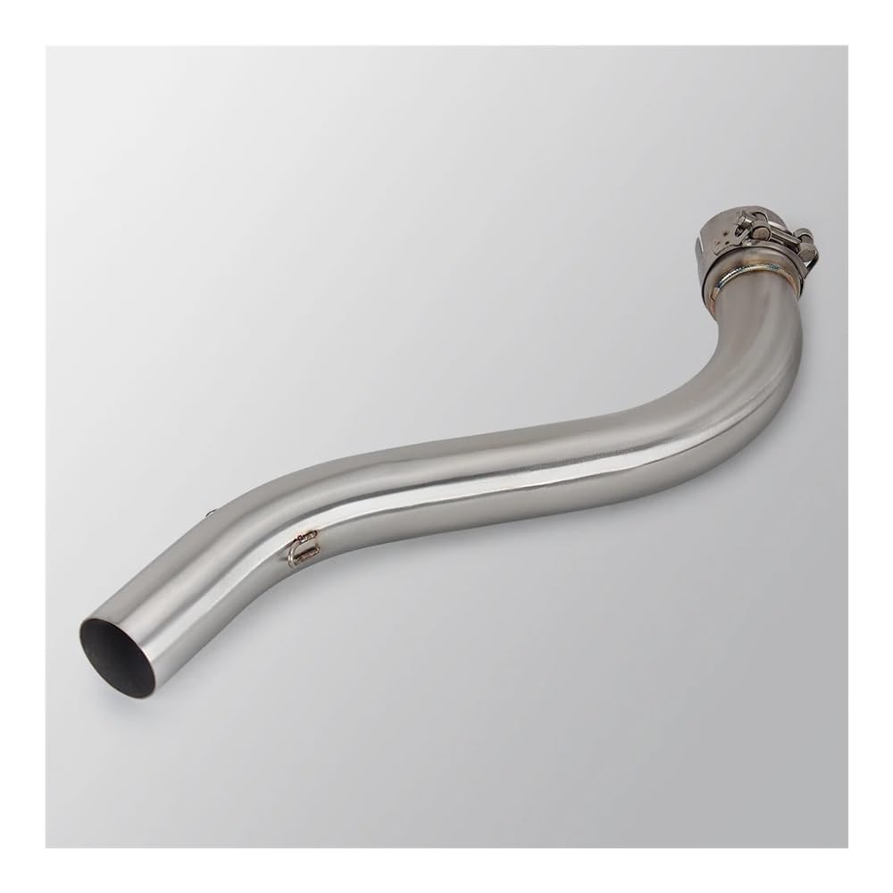 LDUTIU Für 752s Slip On Front Middle Tube Link Pipe Connect 51MM Schalldämpfer Voller Motorradauspuff Auspuffrohr(B Long 51MM) von LDUTIU
