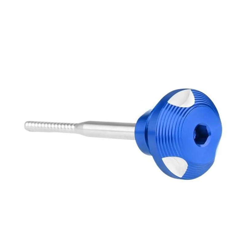 LDUTIU Für ADV 350 Für ADV350 Motorrad Motoröl Tank Ölmessstab Füllstandsanzeige Meter Öl Kappe(Blue) von LDUTIU