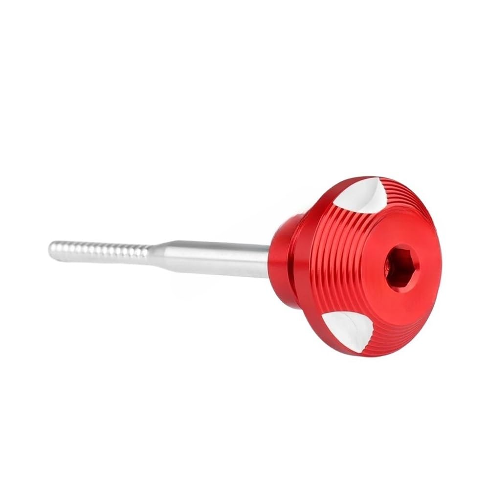 LDUTIU Für ADV 350 Für ADV350 Motorrad Motoröl Tank Ölmessstab Füllstandsanzeige Meter Öl Kappe(Red) von LDUTIU