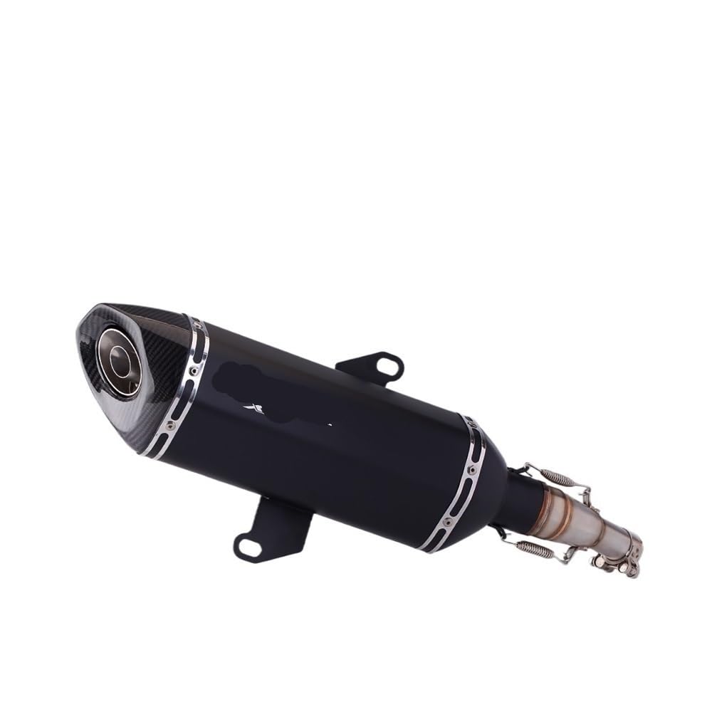 LDUTIU Für ADV350 Für ADV 350 Slip On Motorrad Auspuff Moto Ändern Mittleren Llink Rohr Schalldämpfer Auspuffrohr(Color A) von LDUTIU