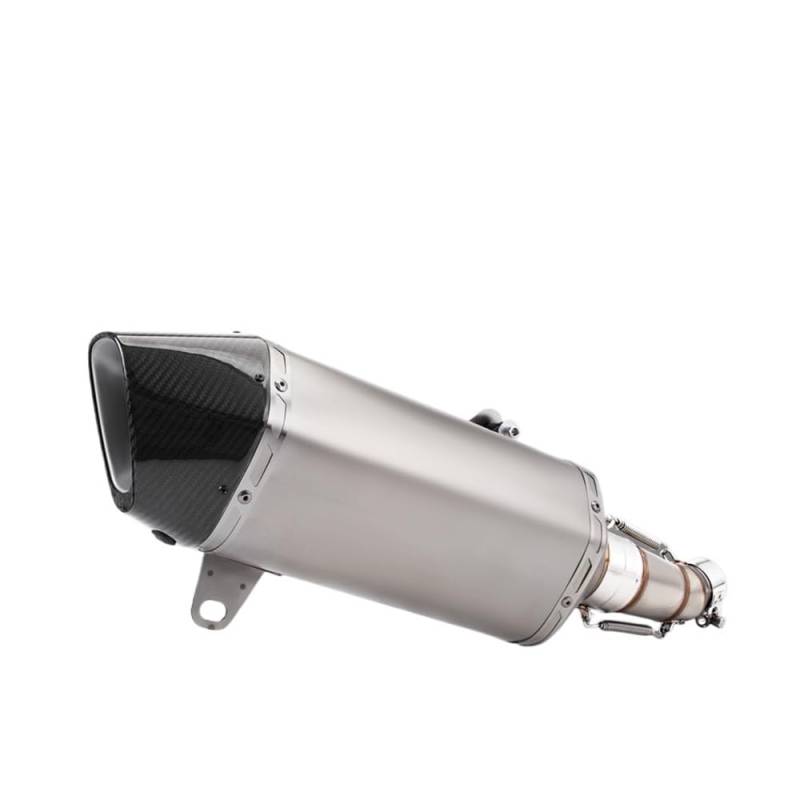 LDUTIU Für C400 Für SR4 Für Fort350 Für Roller Motorrad Auspuffrohr Schwanz Ende Link Rohr Auspuffrohr(60mm Color D) von LDUTIU