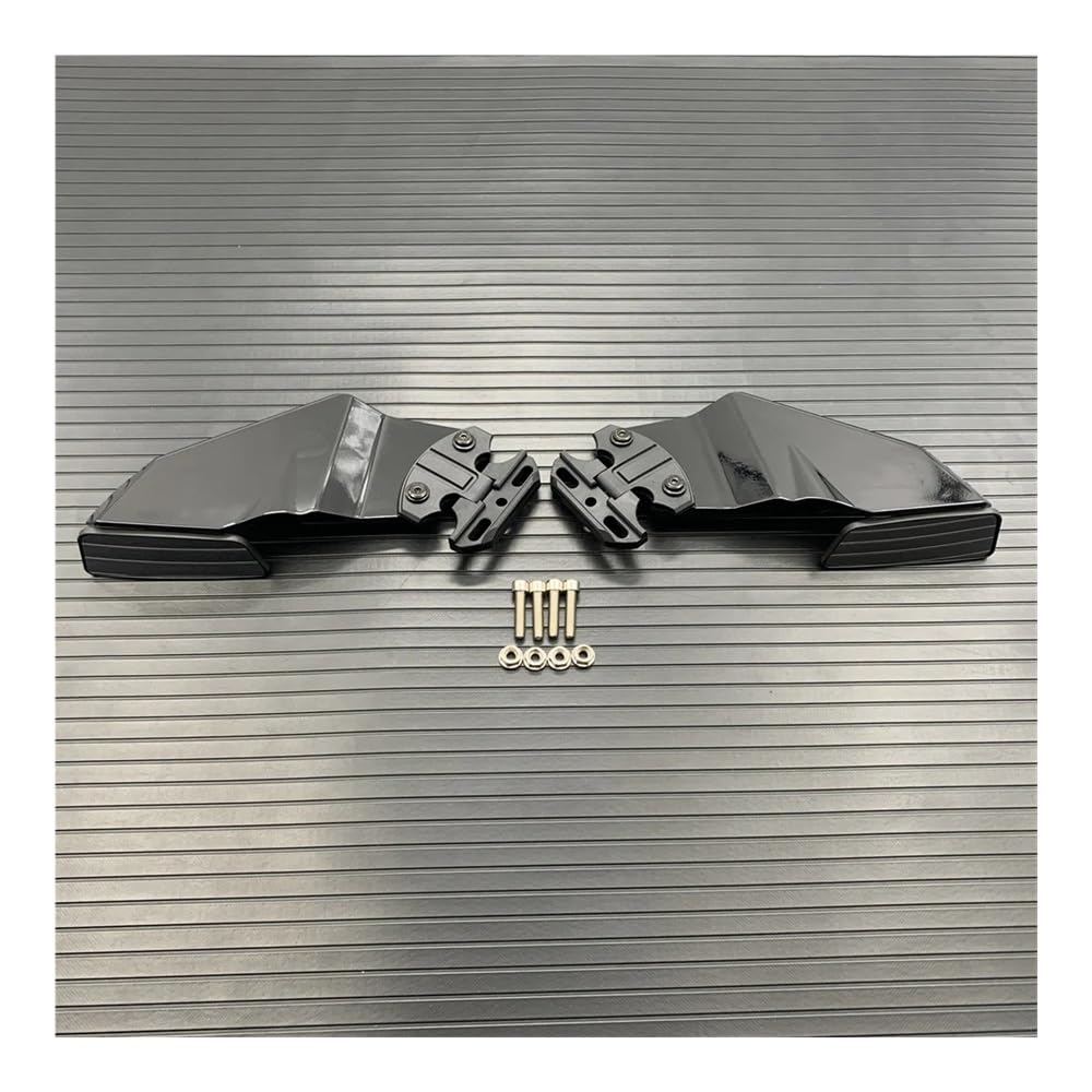 LDUTIU Für CBR 250 300 400 500 600RR 650RR 1000RR Universal Motorrad Einstellbare Seitenflügel Spoiler Verkleidung Mit Rückspiegel(Color -B5) von LDUTIU