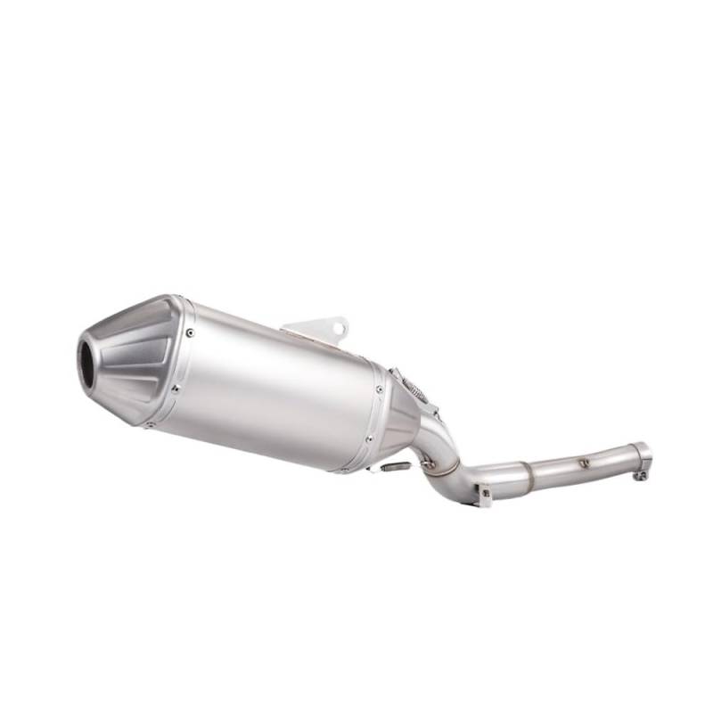 LDUTIU Für DR Für Z400 S SM E Motorrad Auspuffrohr Refit 51mm Full Set Schalldämpfer Link Rohr Auspuff Kit Auspuffrohr(Color A) von LDUTIU
