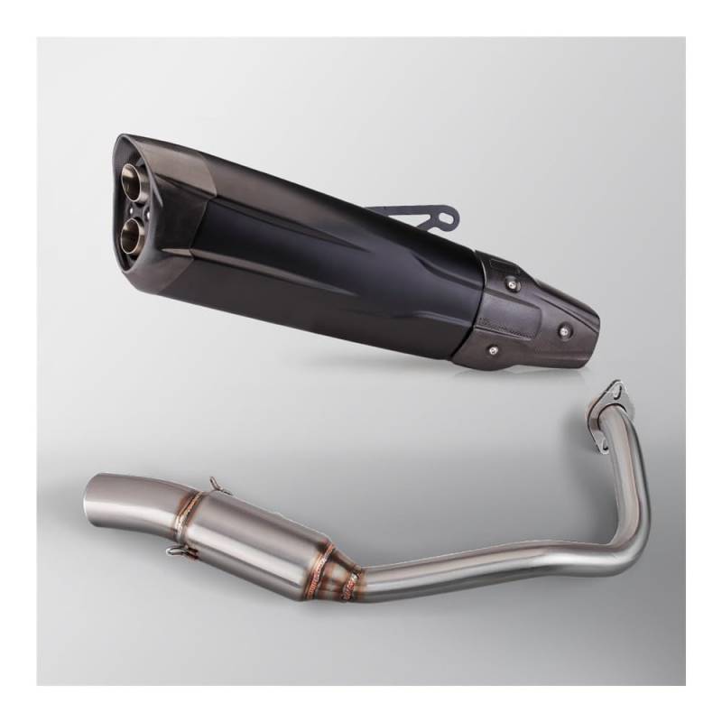 LDUTIU Für Forza300 Für Forza 300 2018–2020 Motorrad Auspuff Modify Front Link Pipe Muffler Scooter Slip On Auspuffrohr(Color C K174) von LDUTIU
