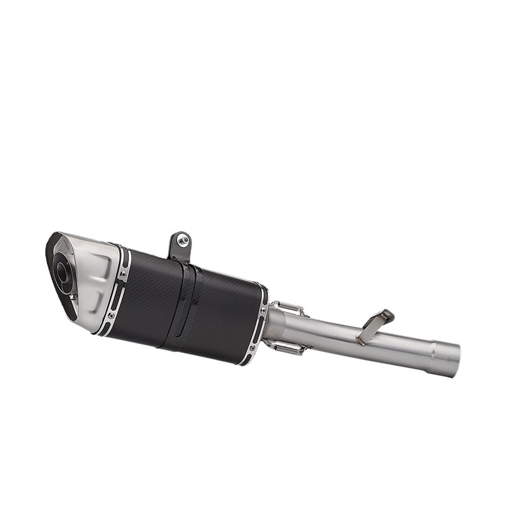 LDUTIU Für GSX650F Für GSF650 Für GSF1250 2007-2018 Slip Auf Motorrad Auspuff Ändern Moto Rohr Schalldämpfer Mittleren Link Rohr Auspuffrohr(Color B) von LDUTIU