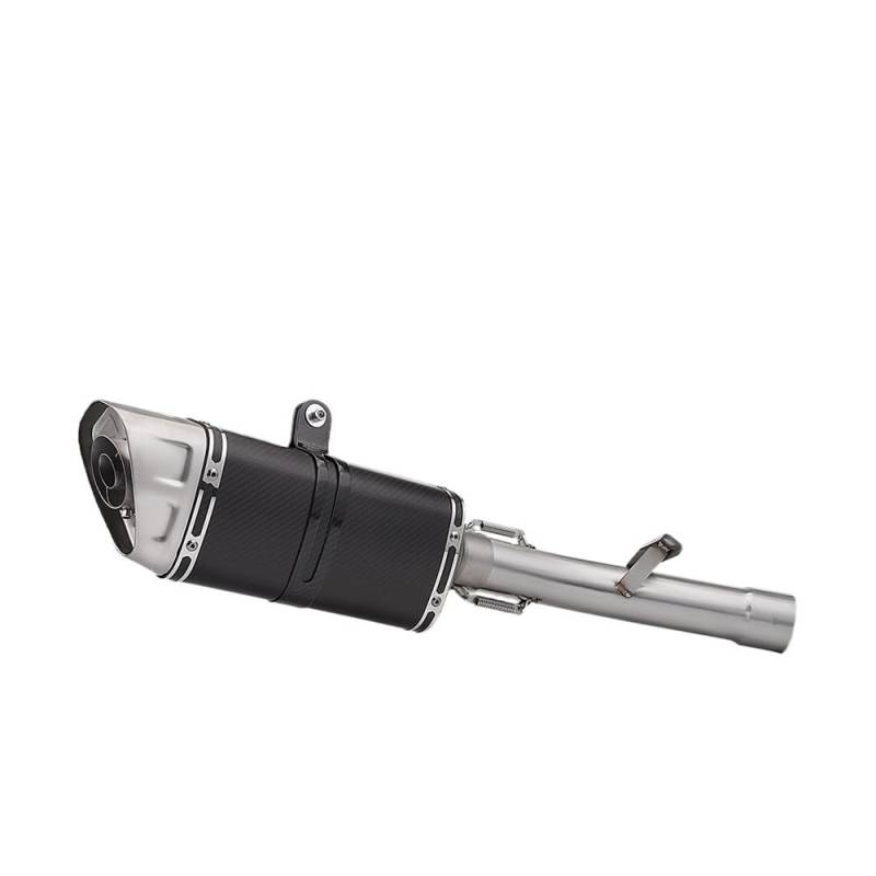 LDUTIU Für GSX650F Für GSF650 Für GSF1250 2007-2018 Slip Auf Motorrad Auspuff Ändern Moto Rohr Schalldämpfer Mittleren Link Rohr Auspuffrohr(Color B) von LDUTIU