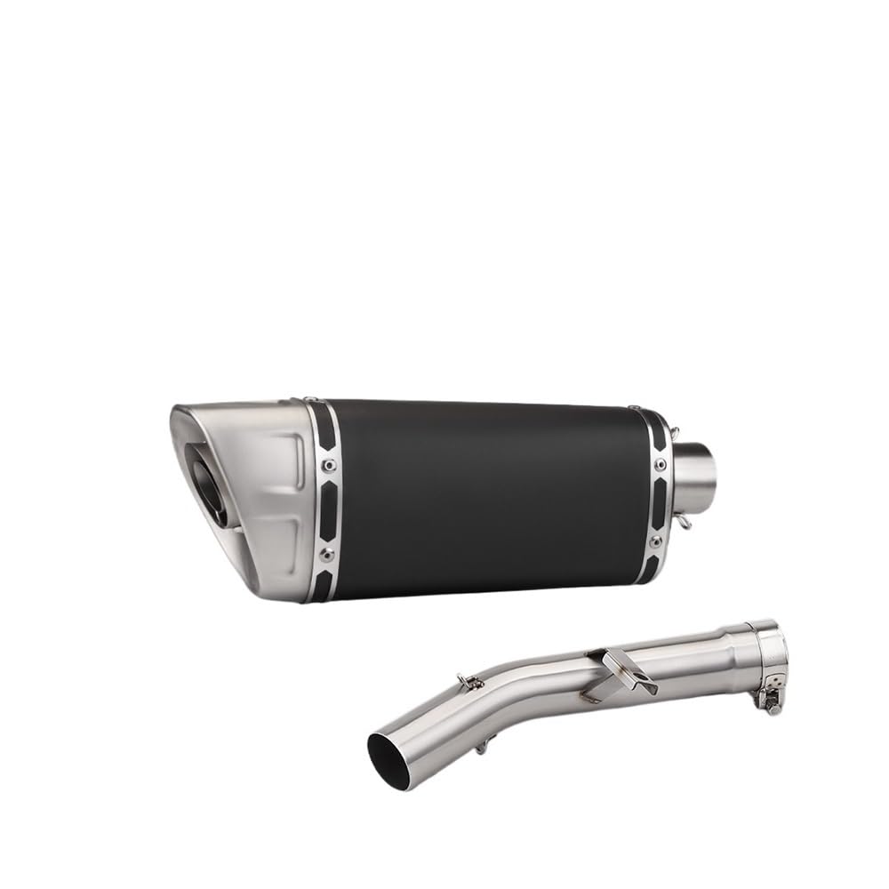LDUTIU Für GSX650F Für GSF650 Für GSF1250 2007-2018 Slip Auf Motorrad Auspuff Ändern Moto Rohr Schalldämpfer Mittleren Link Rohr Auspuffrohr(Color C) von LDUTIU