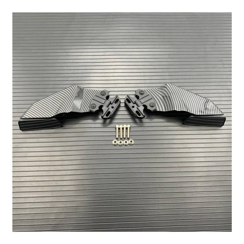 LDUTIU Für GSXR 600 750 1000 Für GSX650F Für GSX1300R Universal Motorrad Verstellbare Seitenflügel Spoiler Verkleidung Mit Rückspiegel von LDUTIU