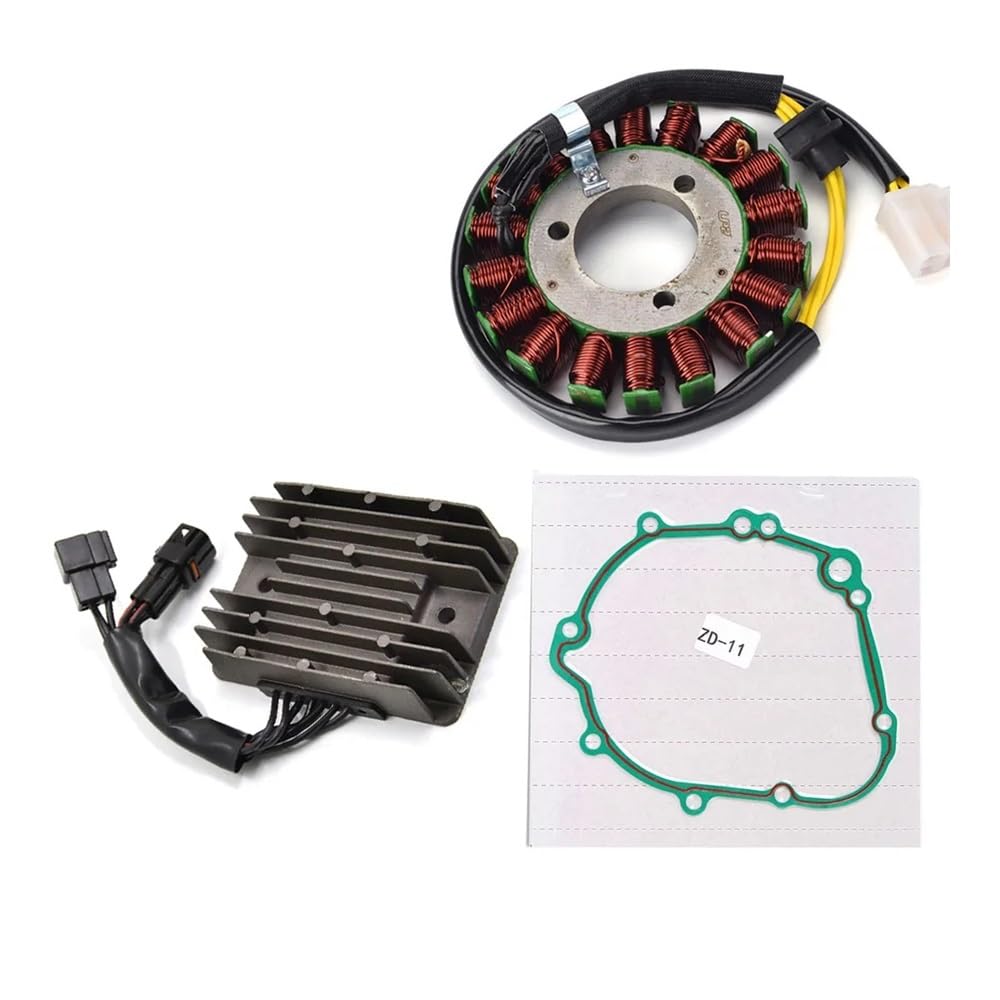 LDUTIU Für GSXR600 Für GSXR750 2008-2019 Motor Stator Spule + Spannungsreglergleichrichter Für GSX-R600 Für GSX-R750 Mit Dichtung Motorrad Statorspule von LDUTIU