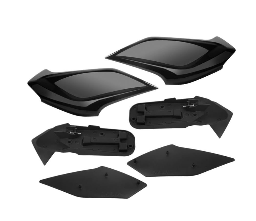 LDUTIU Für K1600GT Für K1600GTL Für K1600B GA 2011-2023 Motorrad Zubehör Front Verkleidung Seite Flügel Änderung Spoiler Winglet(Set 1 Black) von LDUTIU