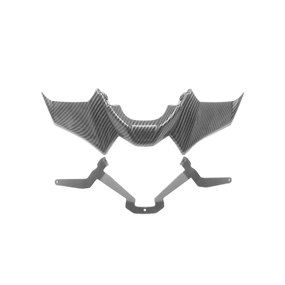 LDUTIU Für MT-07 SP 2021 2022 2023 Motorrad Sport Abtrieb Front Deflektor Spoiler Aerodynamische Flügel Deflektor(Carbon Fiber) von LDUTIU