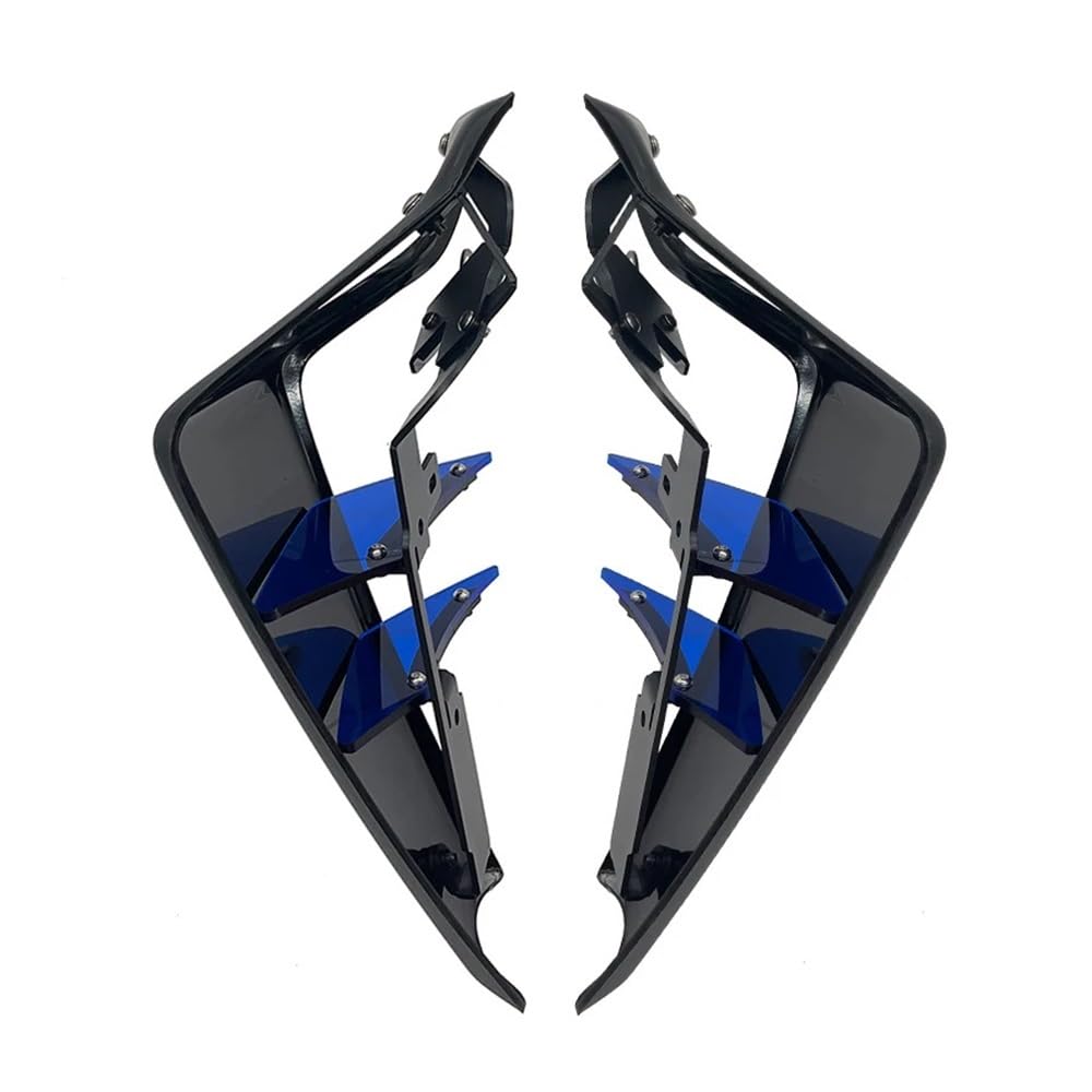LDUTIU Für MT-09 SP Für MT 09 2021-2023 24 Sport Abtrieb Seite Spoiler Aerodynamische Flügel Deflektor Motorrad Zubehör(Blue) von LDUTIU