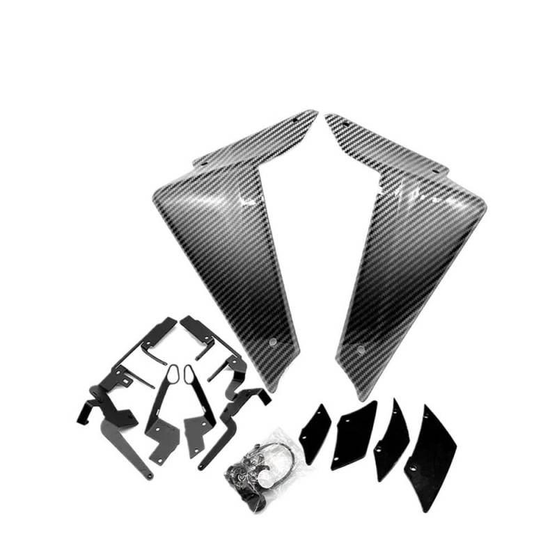 LDUTIU Für MT-09 SP Für MT09 Für MT 09 2021-2023 Motorrad Sport Abtrieb Seite Spoiler Aerodynamische Wind Flügel Deflektor(Color-01) von LDUTIU
