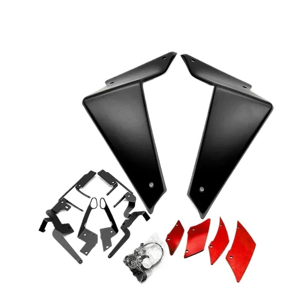 LDUTIU Für MT-09 SP Für MT09 Für MT 09 2021-2023 Motorrad Sport Abtrieb Seite Spoiler Aerodynamische Wind Flügel Deflektor(Matt Black-03) von LDUTIU