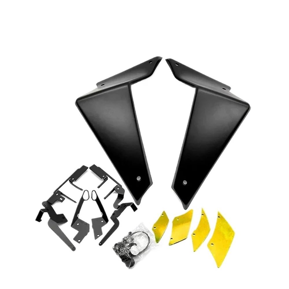 LDUTIU Für MT-09 SP Für MT09 Für MT 09 2021-2023 Motorrad Sport Abtrieb Seite Spoiler Aerodynamische Wind Flügel Deflektor(Matt Black-05) von LDUTIU
