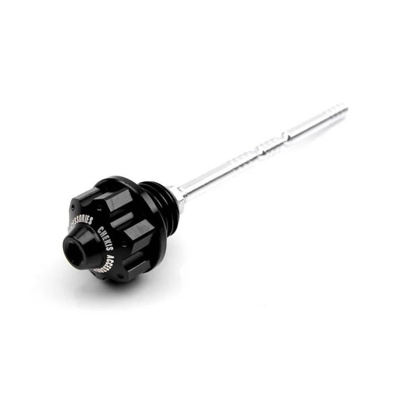 LDUTIU Für NSS350 Für Forza 300/250 Für PCX160 Für ADV150 Motorrad Zubehör Motoröl Tank Ölmessstab Füllstandsanzeige Meter Öl Kappe(Black) von LDUTIU