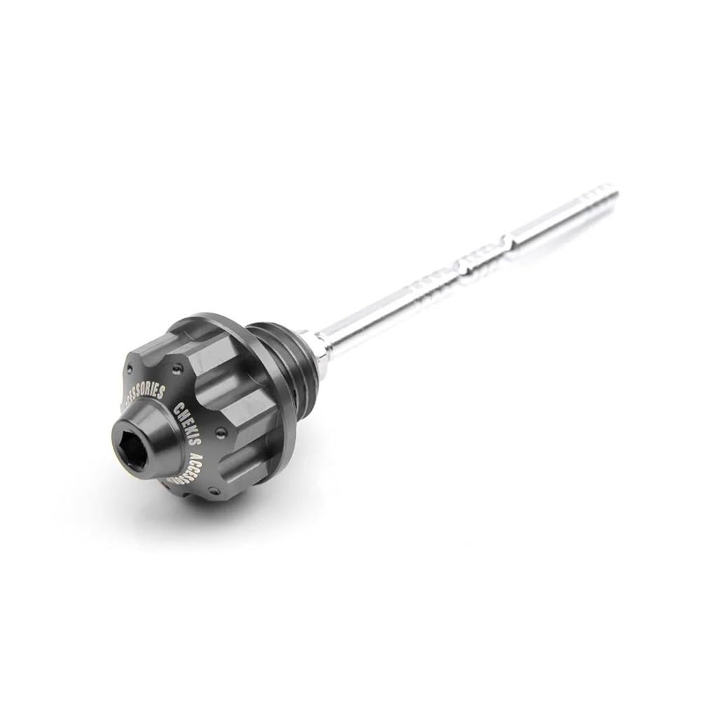 LDUTIU Für NSS350 Für Forza 300/250 Für PCX160 Für ADV150 Motorrad Zubehör Motoröl Tank Ölmessstab Füllstandsanzeige Meter Öl Kappe(Grey) von LDUTIU