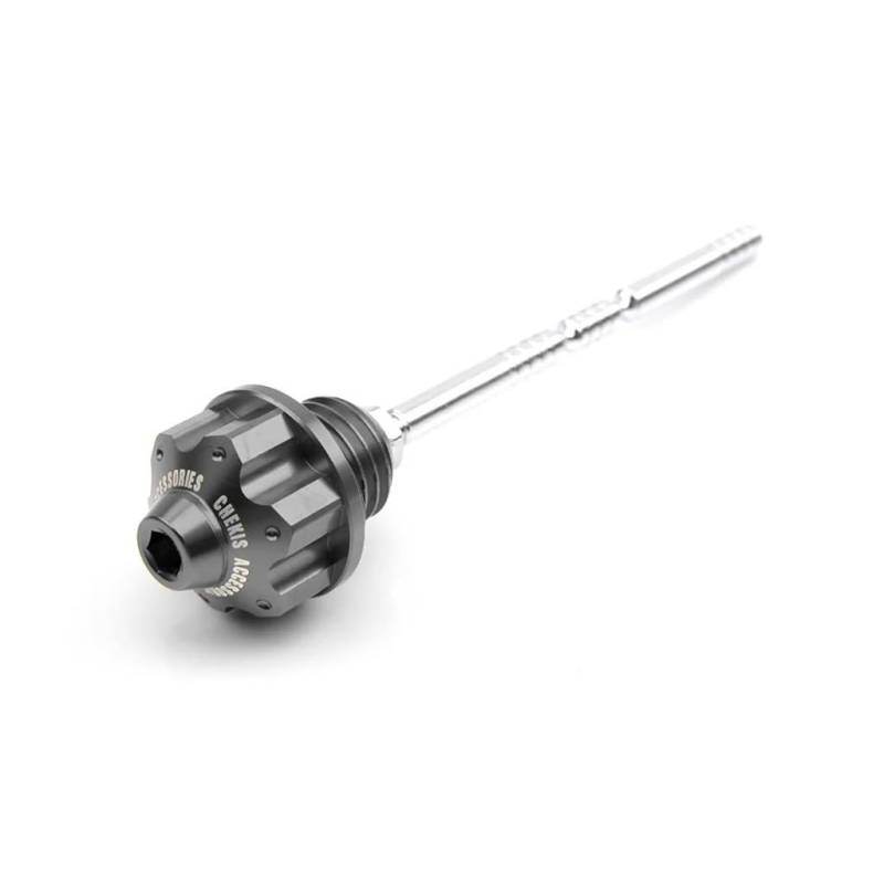 LDUTIU Für NSS350 Für Forza 300/250 Für PCX160 Für ADV150 Motorrad Zubehör Motoröl Tank Ölmessstab Füllstandsanzeige Meter Öl Kappe(Grey) von LDUTIU