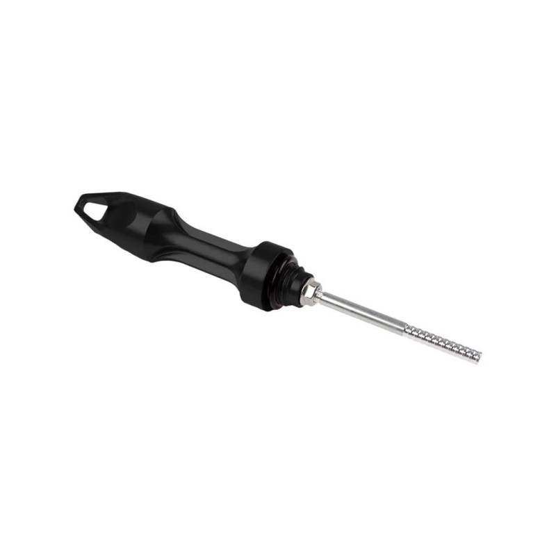 LDUTIU Für PCX160 Für PCX 160 Motorrad Motoröl Tank Ölmessstab Füllstandsanzeige Meter Motorrad Öl Kappe Zubehör(Black) von LDUTIU
