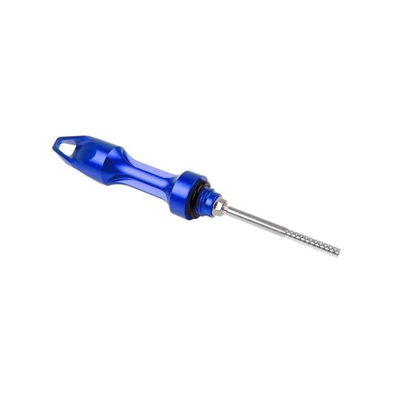 LDUTIU Für PCX160 Für PCX 160 Motorrad Motoröl Tank Ölmessstab Füllstandsanzeige Meter Motorrad Öl Kappe Zubehör(Blue) von LDUTIU