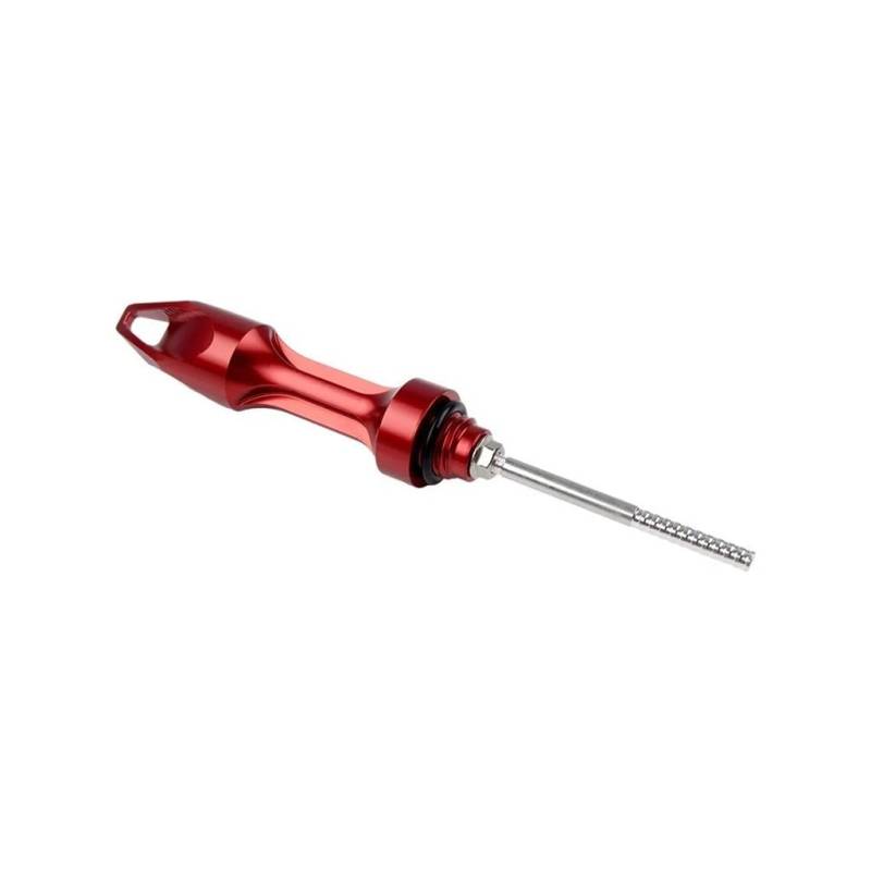 LDUTIU Für PCX160 Für PCX 160 Motorrad Motoröl Tank Ölmessstab Füllstandsanzeige Meter Motorrad Öl Kappe Zubehör(Red) von LDUTIU